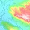 Mappa topografica Capriati a Volturno, altitudine, rilievo