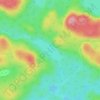 Mappa topografica Bridle Lake, altitudine, rilievo