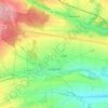 Mappa topografica Lengefeld, altitudine, rilievo