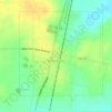 Mappa topografica Wortham, altitudine, rilievo
