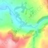 Mappa topografica Ballymacarbry, altitudine, rilievo