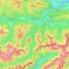 Mappa topografica Tarvisio, altitudine, rilievo