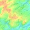 Mappa topografica Elingen, altitudine, rilievo