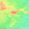 Mappa topografica Tielt, altitudine, rilievo