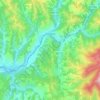 Mappa topografica Ilva Mică, altitudine, rilievo