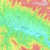 Mappa topografica Borgo San Lorenzo, altitudine, rilievo