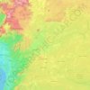 Mappa topografica Sanaga, altitudine, rilievo