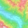 Mappa topografica Primaluna, altitudine, rilievo