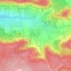 Mappa topografica Großlöbichau, altitudine, rilievo