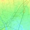 Mappa topografica Borgo Vercelli, altitudine, rilievo