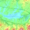 Mappa topografica Laterina, altitudine, rilievo