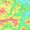 Mappa topografica Baiso, altitudine, rilievo