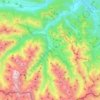 Mappa topografica Valdieri, altitudine, rilievo
