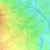 Mappa topografica Südstadt, altitudine, rilievo