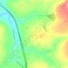 Mappa topografica Burnfort, altitudine, rilievo