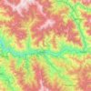 Mappa topografica Doda, altitudine, rilievo
