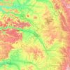 Mappa topografica Marna, altitudine, rilievo