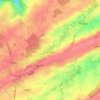 Mappa topografica Haillot, altitudine, rilievo