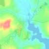 Mappa topografica Ballydehob, altitudine, rilievo