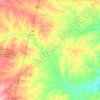 Mappa topografica La Salle County, altitudine, rilievo