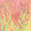 Mappa topografica 香格里拉市 སེམས་ཀྱི་ཉི་ཟླ་གྲོང་ཁྱེར།, altitudine, rilievo