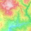 Mappa topografica Soajo, altitudine, rilievo