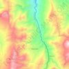 Mappa topografica Ragonvalia, altitudine, rilievo