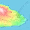 Mappa topografica Topo (Nossa Senhora do Rosário), altitudine, rilievo