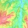 Mappa topografica Parceiros e Azoia, altitudine, rilievo