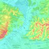 Mappa topografica Fucecchio, altitudine, rilievo