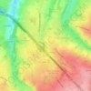 Mappa topografica Barchon, altitudine, rilievo