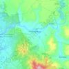 Mappa topografica Fordongianus, altitudine, rilievo