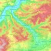 Mappa topografica Langenorla, altitudine, rilievo