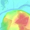 Mappa topografica Межевая, altitudine, rilievo