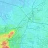 Mappa topografica Amersfoort, altitudine, rilievo