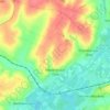 Mappa topografica Mézières-sur-Oise, altitudine, rilievo