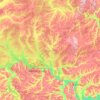 Mappa topografica Марий Эл, altitudine, rilievo