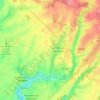 Mappa topografica Saint-Martin-lès-Melle, altitudine, rilievo