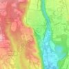 Mappa topografica Gornate Olona, altitudine, rilievo