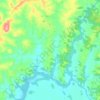 Mappa topografica Faxina, altitudine, rilievo