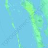 Mappa topografica Calusa Land Trust and Nature Preserve of Pine Island, altitudine, rilievo