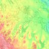Mappa topografica Thunder Bay River, altitudine, rilievo