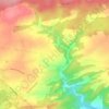 Mappa topografica Franchimont, altitudine, rilievo