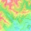 Mappa topografica Sagliano Micca, altitudine, rilievo