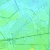 Mappa topografica Lövenich, altitudine, rilievo
