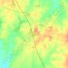 Mappa topografica Teague, altitudine, rilievo