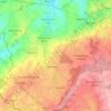 Mappa topografica Estinnes, altitudine, rilievo