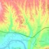 Mappa topografica Rio de Moinhos, altitudine, rilievo