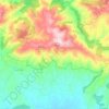 Mappa topografica Vilapedre, altitudine, rilievo