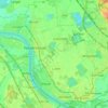Mappa topografica 53859, altitudine, rilievo
